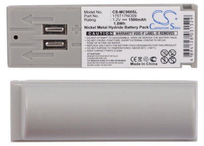 Replacement Battery for 3M  C1025 Transceiver – Wireless Headset – 1500mAh/1.8Wh / 1.2V