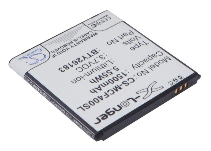 Replacement Battery for Mobistel  Cynus F4 – Mobile, SmartPhone – 1500mAh / 5.55Wh / 3.7V