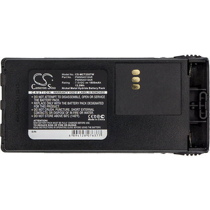 Replacement Battery for Motorola  CT150 – Two-Way Radio – 1800mAh/13.5Wh / 7.5V