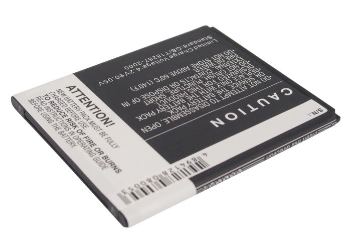 Replacement Battery for Fly  IQ 451 Vista – Mobile, SmartPhone – 1700mAh / 6.29Wh / 3.7V