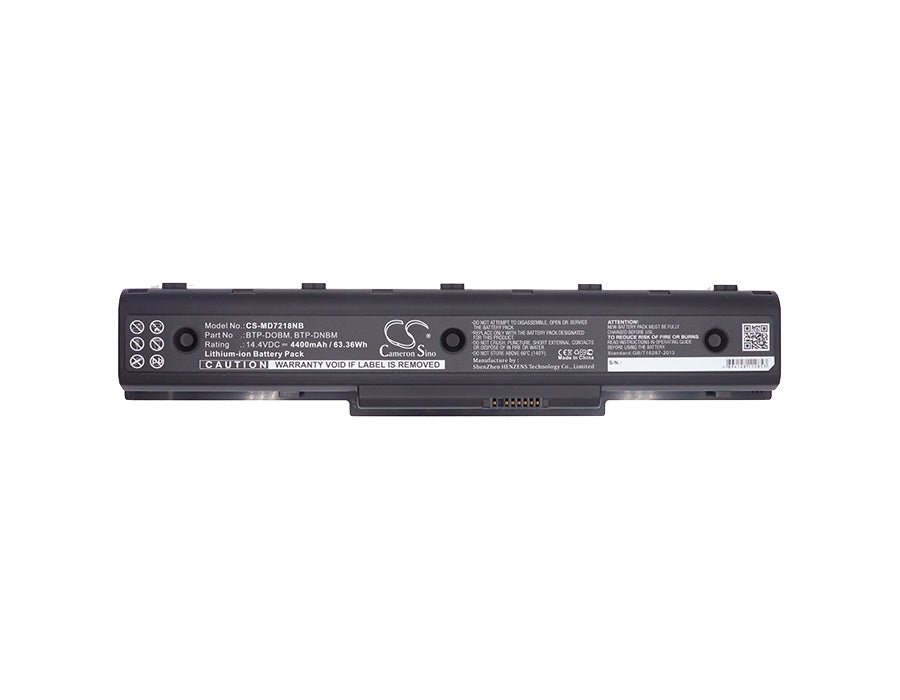 Replacement Battery for Medion  Akoya E7218 – Notebook, Laptop – 4400mAh / 63.36Wh / 14.4V