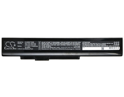 Replacement Battery for Medion  Akoya 6631 – Notebook, Laptop – 4400mAh / 48.84Wh / 11.1V