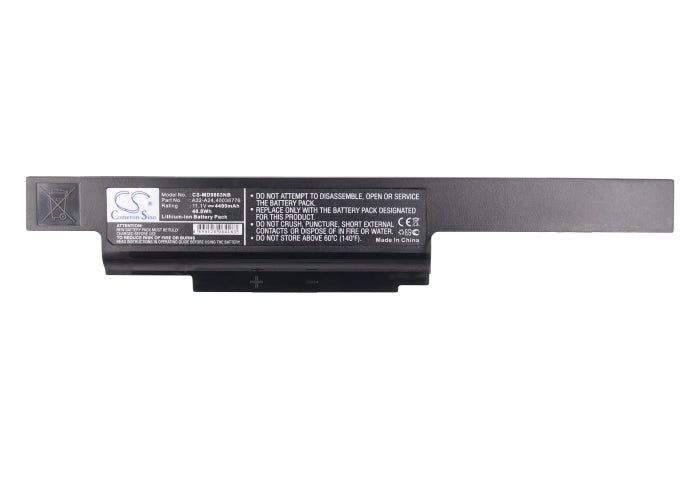 Replacement Battery for Hasee  A300 – Notebook, Laptop – 4400mAh / 11.1V