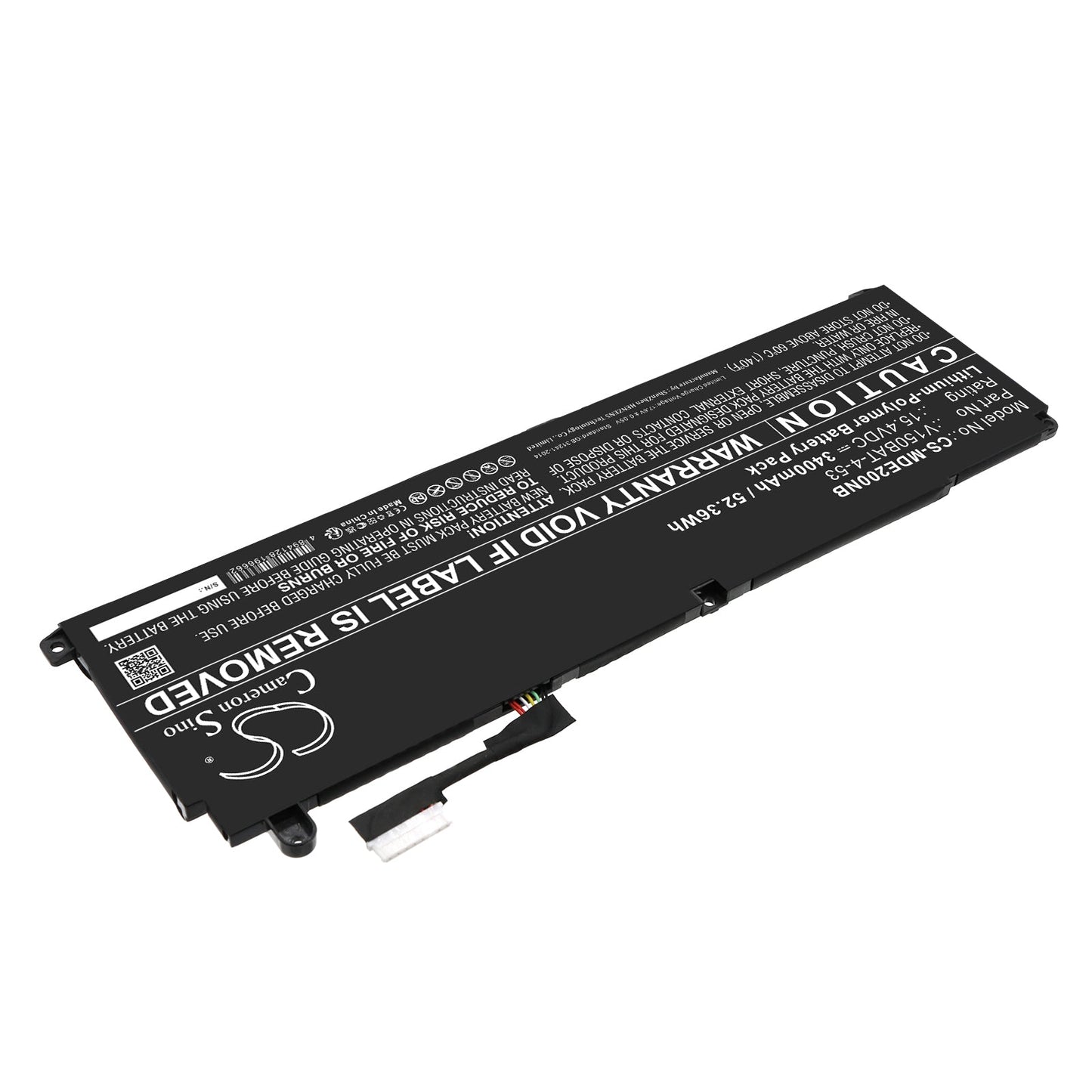Replacement Battery for Colorful  P16 23 – Notebook, Laptop – 3400mAh / 52.36Wh / 15.4V