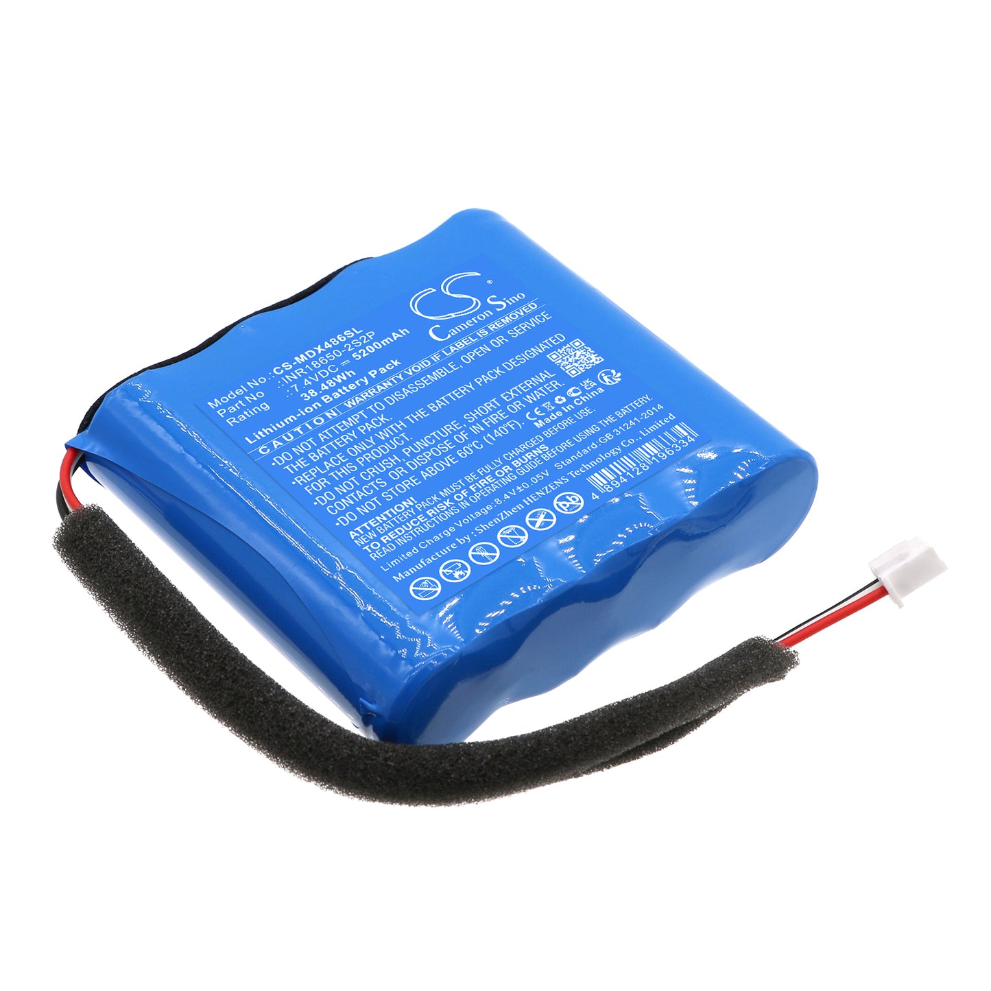 Replacement Battery for Monster  2MNSK0486 – 5200mAh / 38.48Wh