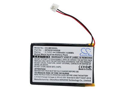Replacement Battery for SkyGolf  SG0003 – GPS, Navigator – 1350mAh / 5.00Wh / 3.7V