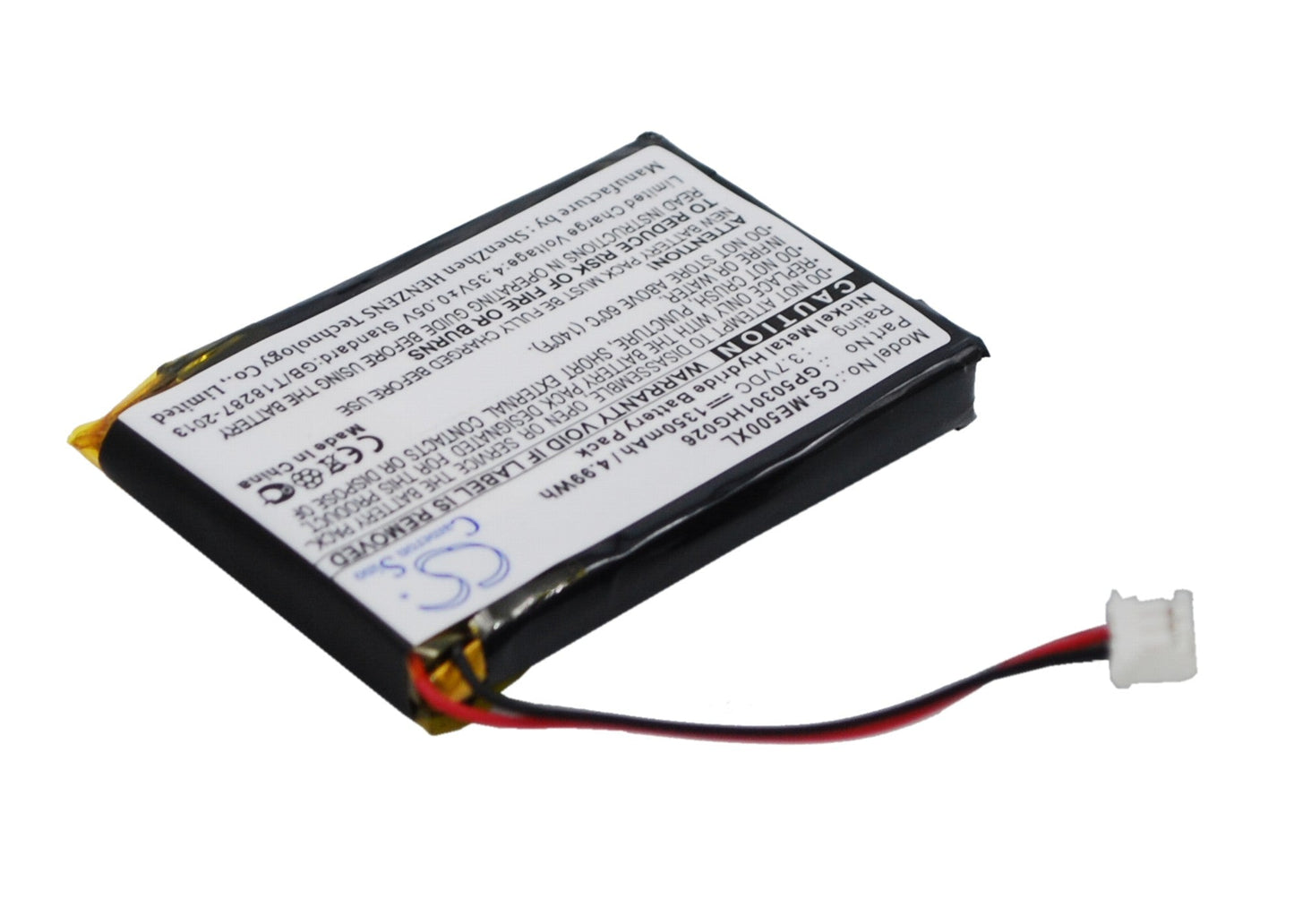 Replacement Battery for Radio Shack  55026650 – GPS, Navigator – 1350mAh / 5.00Wh / 3.7V