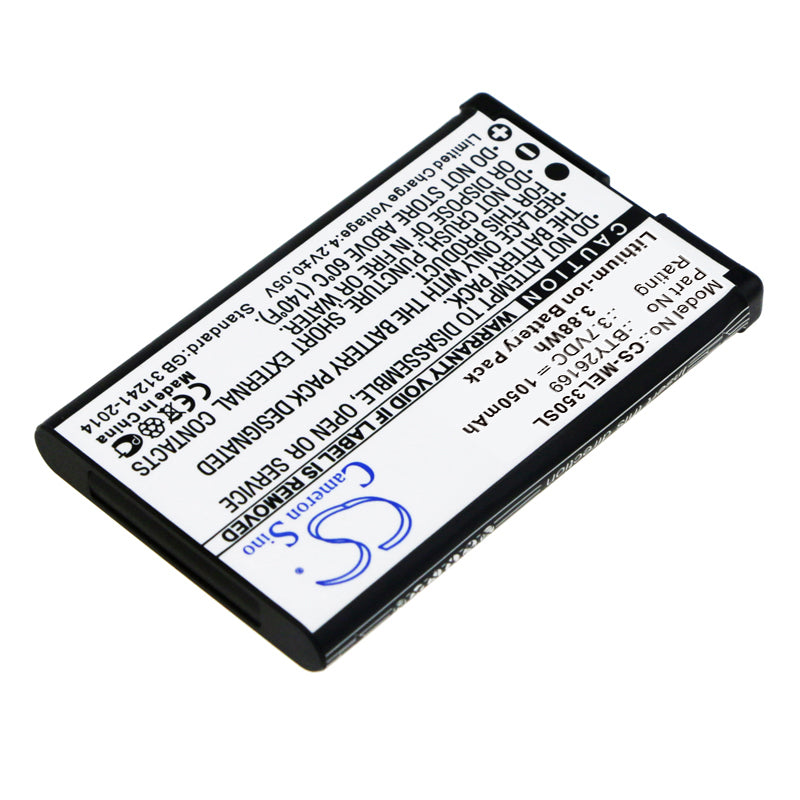 Replacement Battery for Emporia  EL350 Dual – Mobile, SmartPhone – 1050mAh/3.88Wh / 3.7V