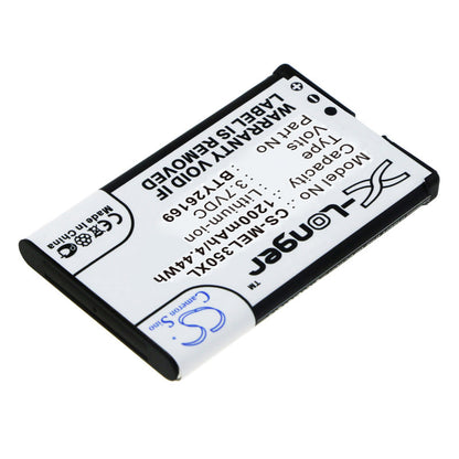 Replacement Battery for Elson  EL350 – Mobile, SmartPhone – 1200mAh/4.44Wh / 3.7V