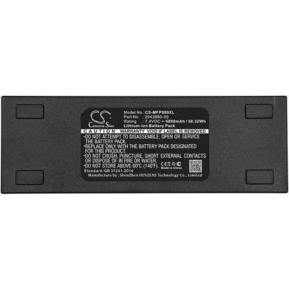 Replacement Battery for Mackie  FreePlay Personal PA – Wireless Headset – 6800mAh / 50.32Wh / 7.4V