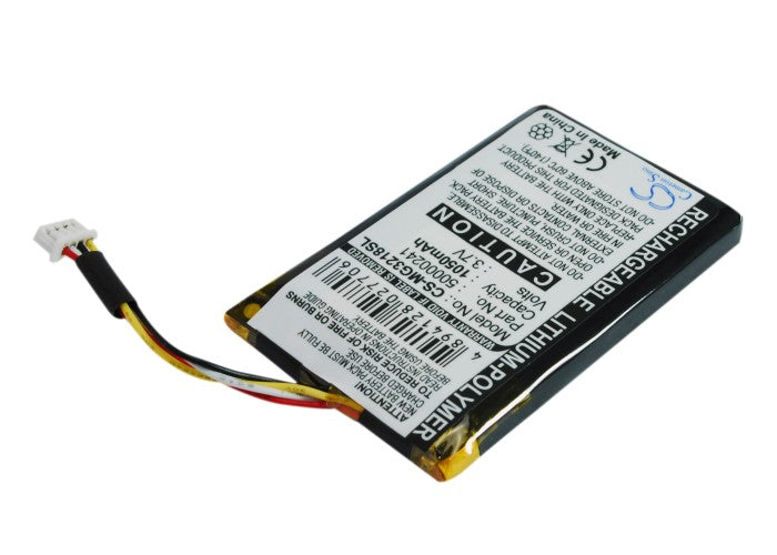 Replacement Battery for Typhoon  MyGuide m imove 3218 – GPS, Navigator – 1050mAh / 3.7V