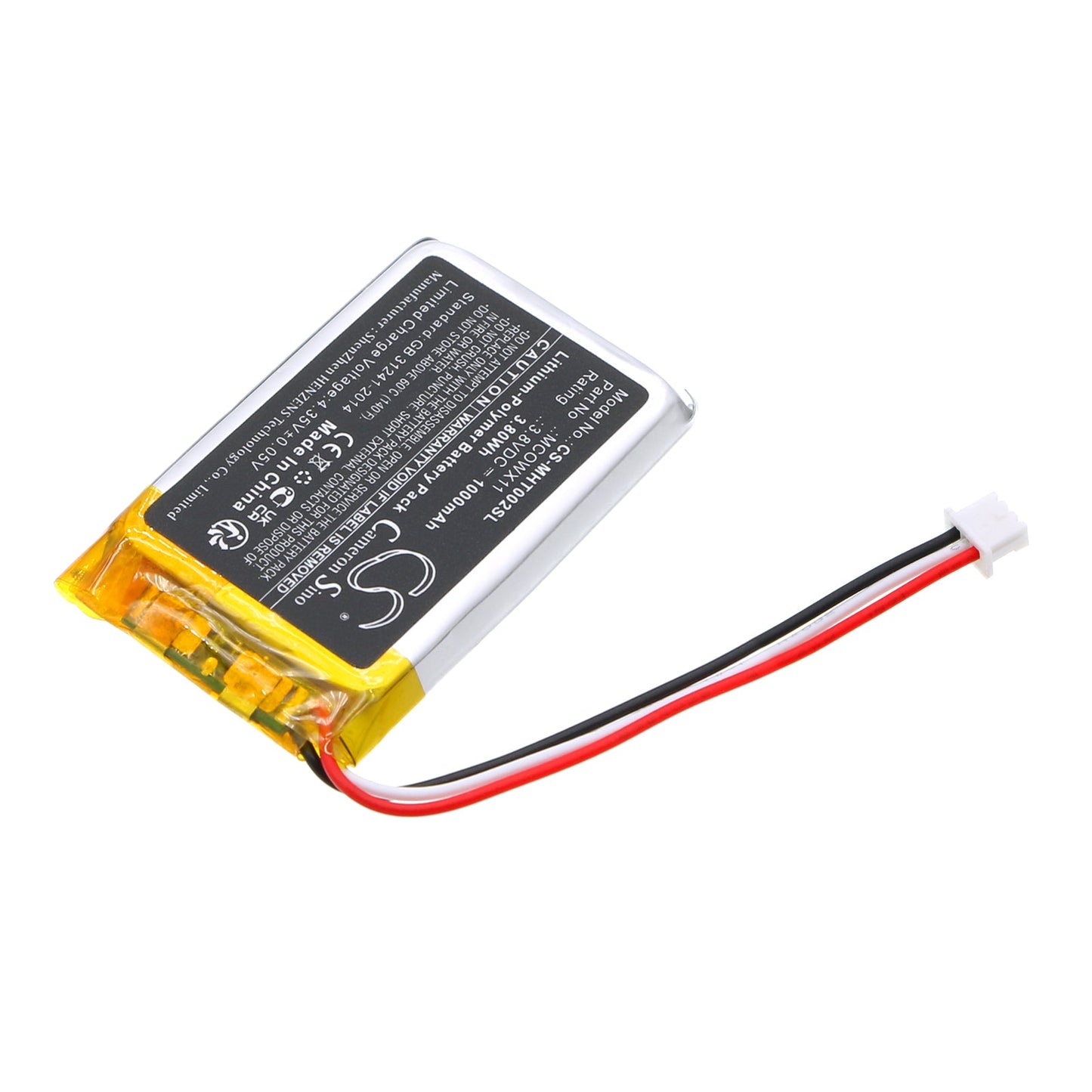 Replacement Battery for Microsoft  TLL-00002 – Wireless Headset – 1000mAh / 3.80Wh / 3.8V
