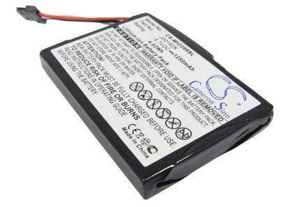 Replacement Battery for Mitac  Mio 138 – GPS, Navigator – 1250mAh / 4.63Wh / 3.7V