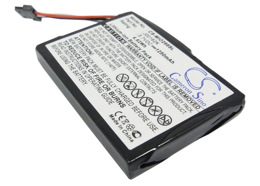 Replacement Battery for Mitac  Mio 138 – GPS, Navigator – 1250mAh / 4.63Wh / 3.7V