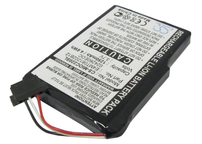 Replacement Battery for Medion  GoPal P4410 – GPS, Navigator – 1250mAh / 4.63Wh / 3.7V