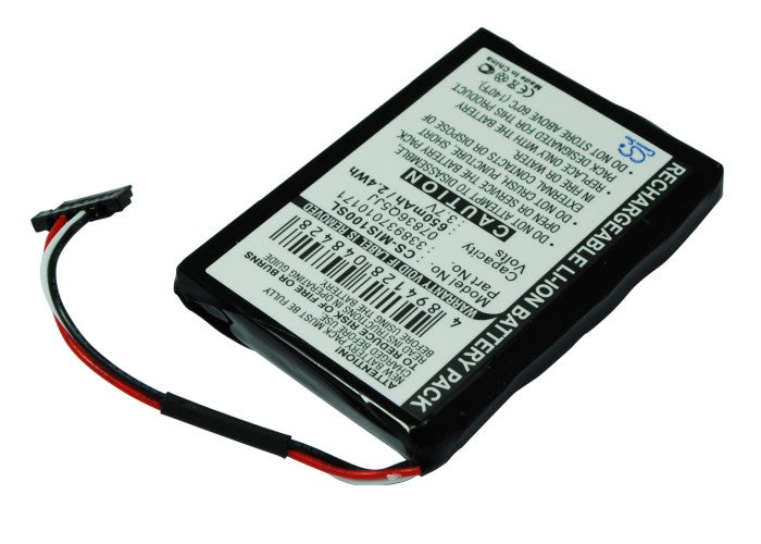 Replacement Battery for Navman  Spirit S100 – GPS, Navigator – 650mAh / 3.7V
