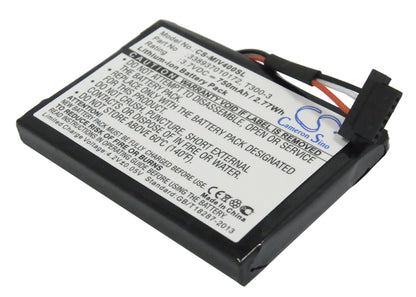 Replacement Battery for Mitac  M1100 – GPS, Navigator – 750mAh / 2.78Wh / 3.7V