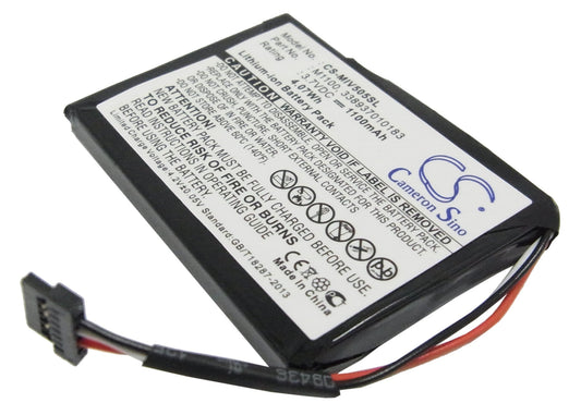 Replacement Battery for Navman  Mio Spirit V735 TV – GPS, Navigator – 1100mAh / 4.07Wh / 3.7V