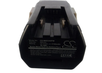 Replacement Battery for AEG  BXL24 – Power Tools – 2100mAh/50.4Wh / 24.0V