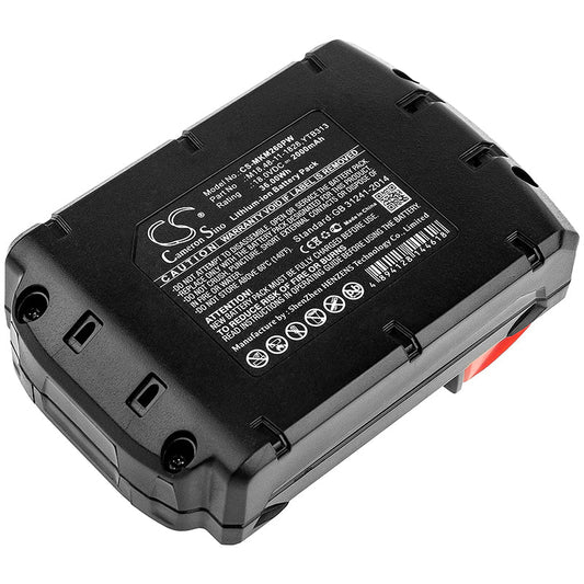 Replacement Battery for Milwaukee  0880-20 – Power Tools – 2000mAh / 36.00Wh / 18.0V