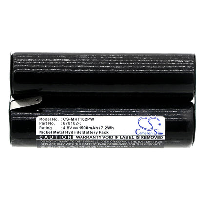 Replacement Battery for Makita  6040D – Power Tools – 1500mAh / 7.20Wh / 4.8V