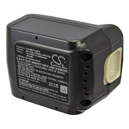 Replacement Battery for Makita  BBO140 – Power Tools – 6000mAh / 86.40Wh / 14.4V