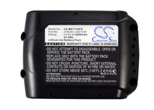 Replacement Battery for Makita  BBO140 – Power Tools – 3000mAh / 43.20Wh / 14.4V