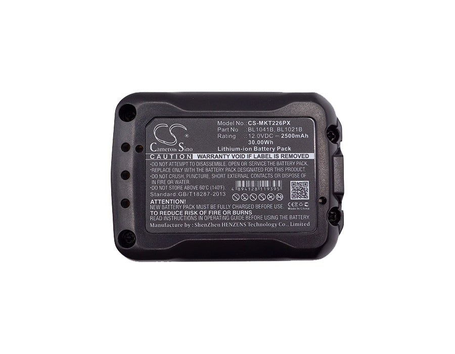 Replacement Battery for Makita  12V Max CXT Tool – Power Tools – 2500mAh / 30.00Wh / 12.0V