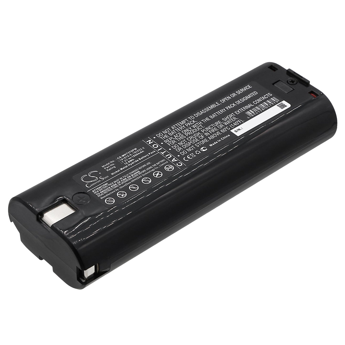 Replacement Battery for Makita  3700D – Power Tools – 1500mAh / 10.80Wh / 7.2V