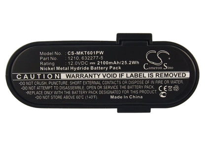Replacement Battery for Makita  5092D – Power Tools – 2100mAh/25.2Wh / 12.0V