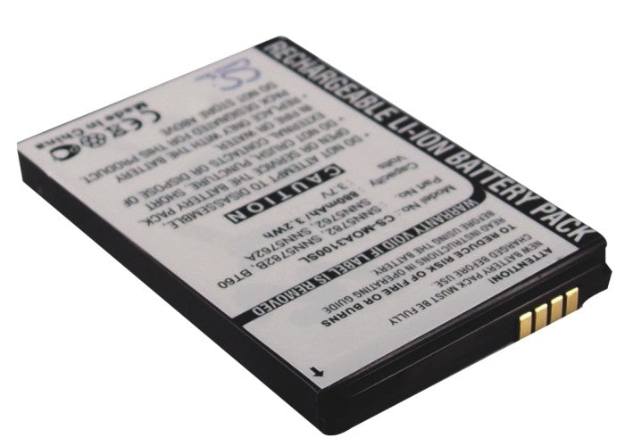 Replacement Battery for Motorola  A3100 – Mobile, SmartPhone – 880mAh / 3.26Wh / 3.7V
