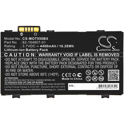 Replacement Battery for Motorola  ES85 – Barcode Scanner – 4400mAh / 16.28Wh / 3.7V