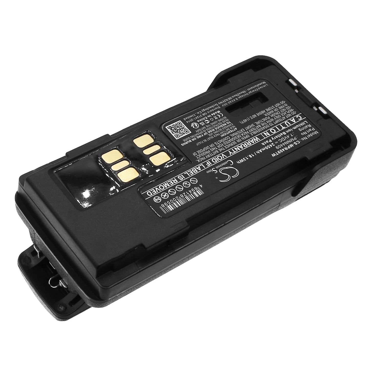 Replacement Battery for Motorola  APX2000 – Two-Way Radio – 2450mAh / 18.13Wh / 7.4V