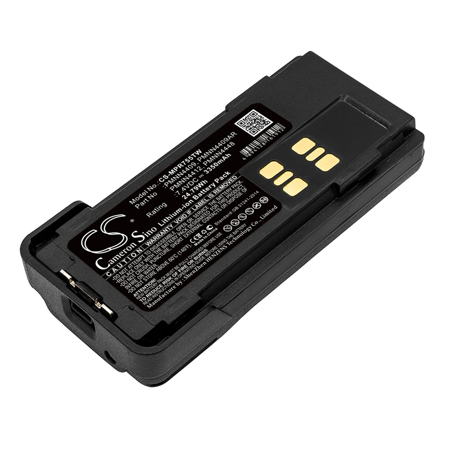 Replacement Battery for Motorola  APX2000 – Two-Way Radio – 3350mAh / 24.79Wh / 7.4V