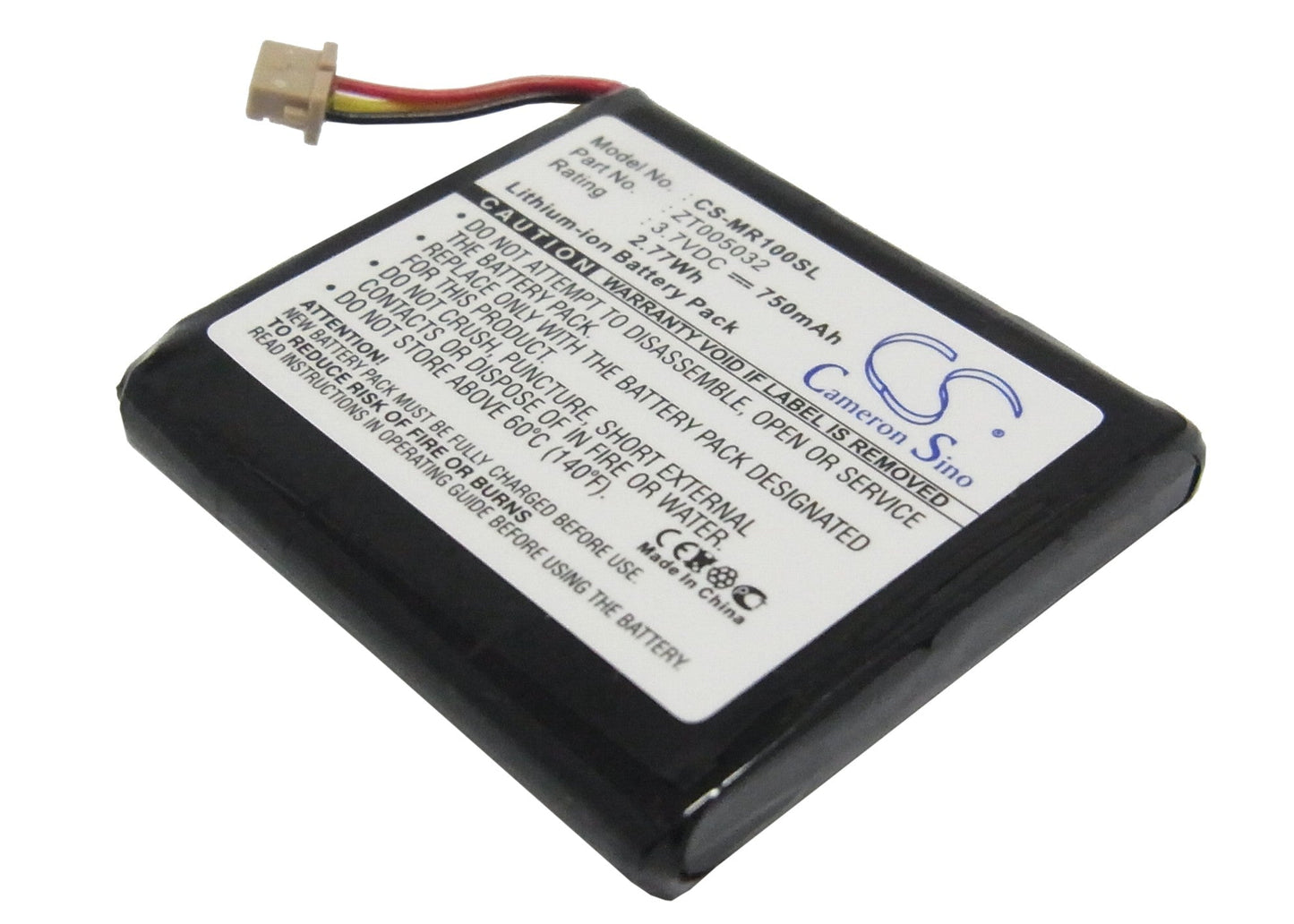 Replacement Battery for Olympus  mrobe MR-100 – Media Player – 750mAh / 3.7V