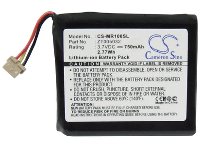 Replacement Battery for Olympus  mrobe MR-100 – Media Player – 750mAh / 3.7V