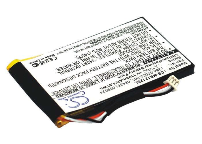 Replacement Battery for Magellan  RoadMate 1212 – GPS, Navigator – 1100mAh / 3.7V