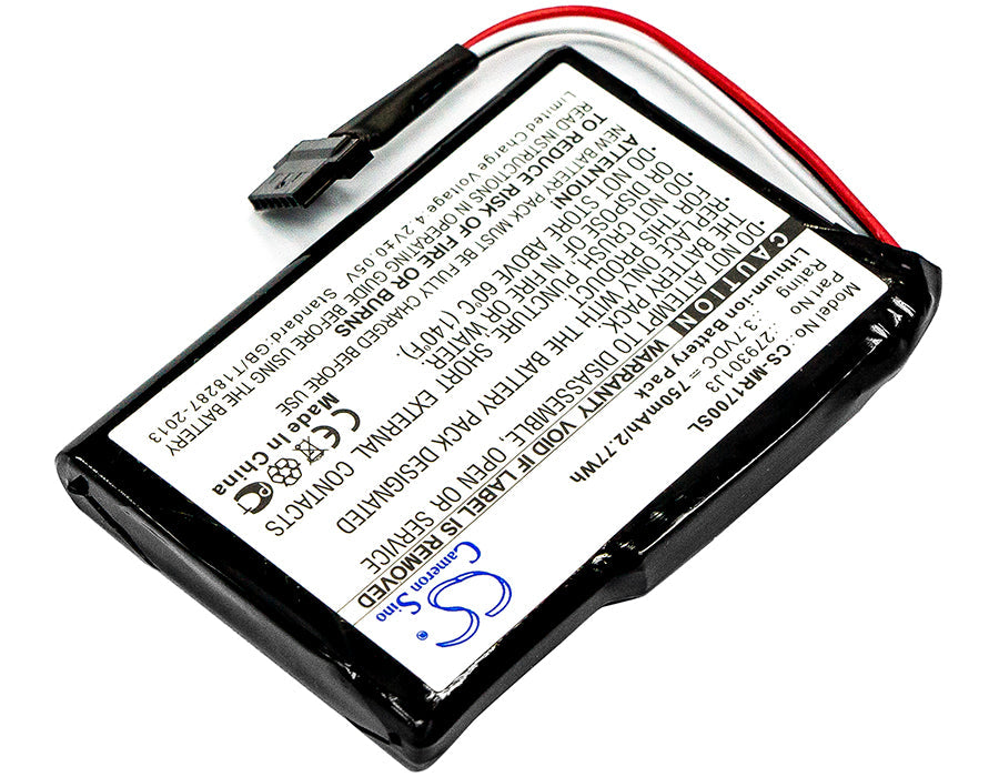 Replacement Battery for Magellan  RoadMate 1700 – GPS, Navigator – 750mAh / 3.7V