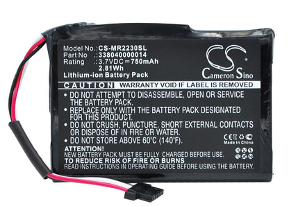 Replacement Battery for Magellan  RoadMate 2230 – GPS, Navigator – 750mAh / 2.78Wh / 3.7V