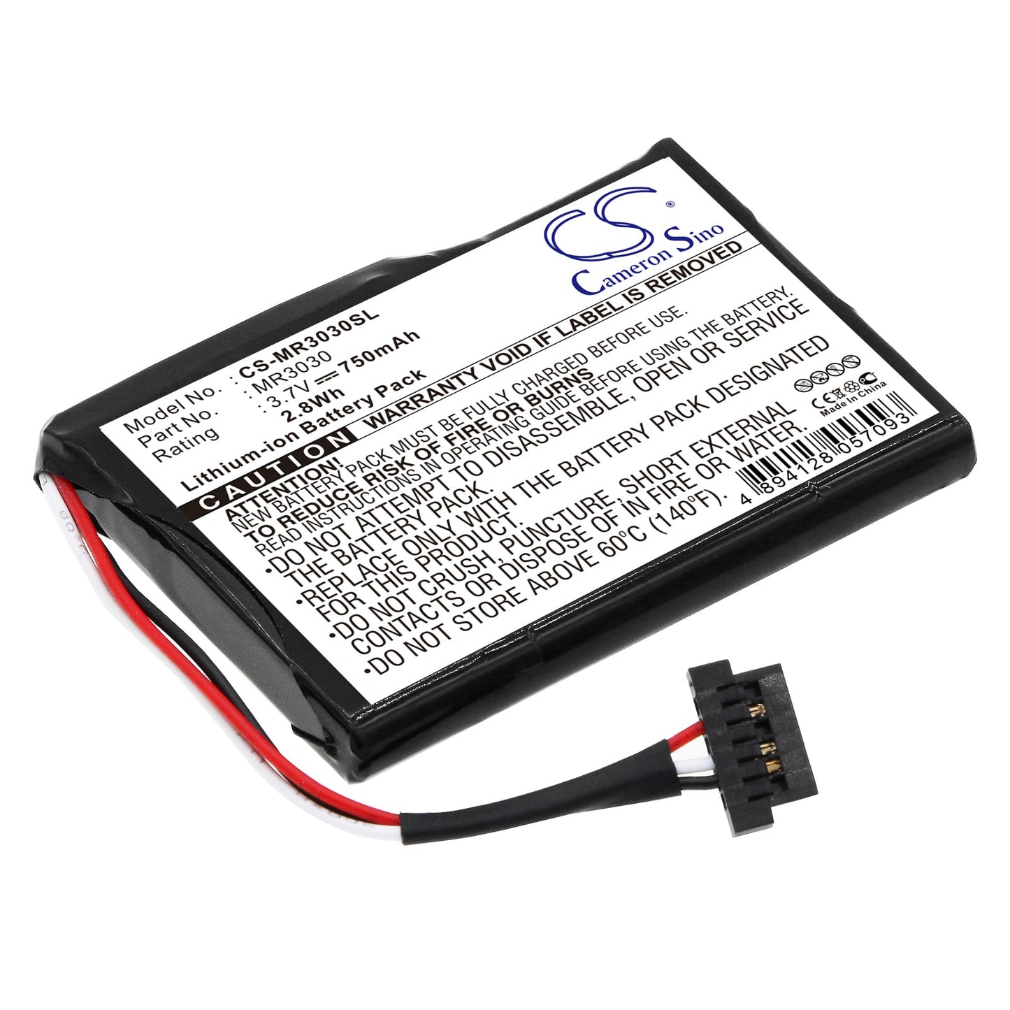 Replacement Battery for Magellan  RoadMate 3030 – GPS, Navigator – 750mAh / 3.7V