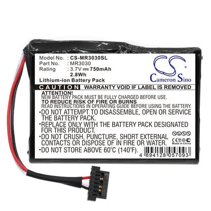 Replacement Battery for Magellan  RoadMate 3030 – GPS, Navigator – 750mAh / 3.7V