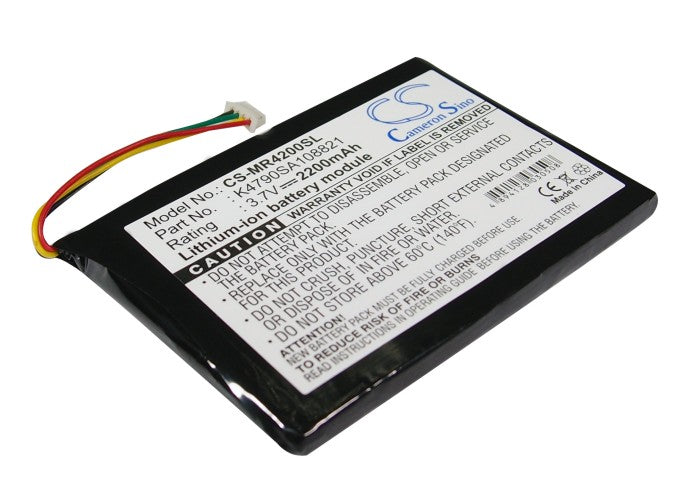 Replacement Battery for Magellan  Maestro 4200 – GPS, Navigator – 2200mAh / 3.7V