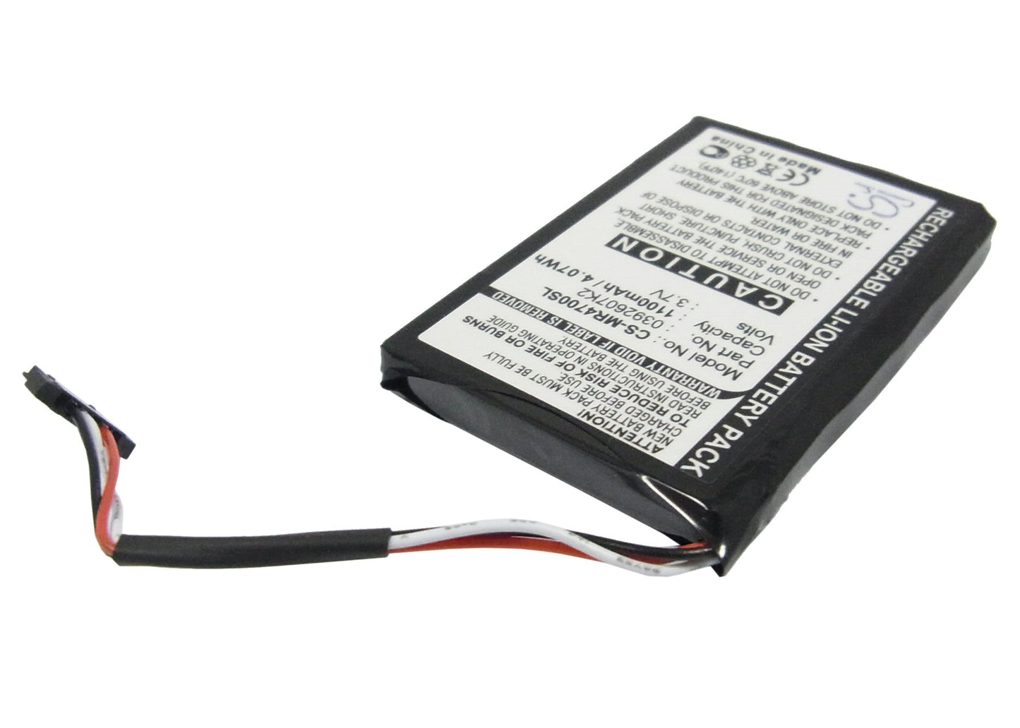 Replacement Battery for Magellan  MA4700SGXUC – GPS, Navigator – 1100mAh / 3.7V