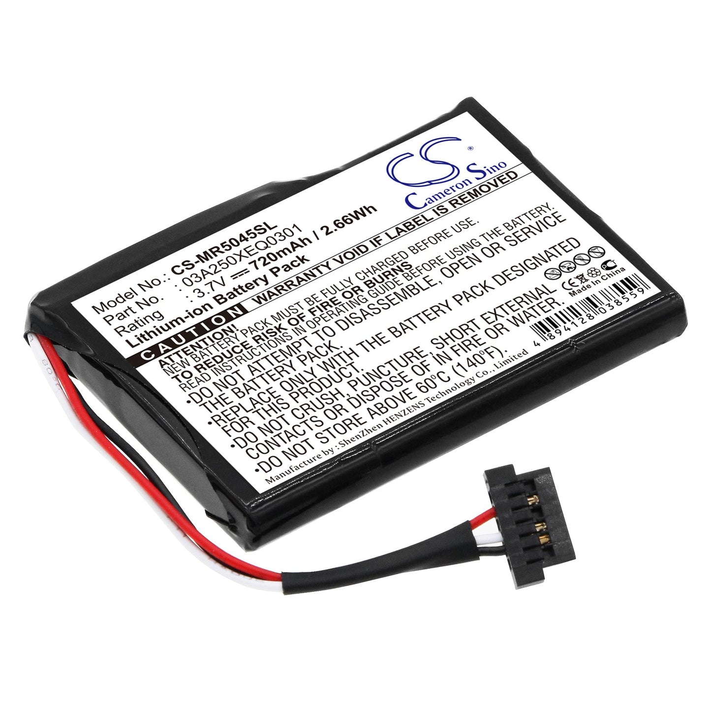 Replacement Battery for Magellan  RoadMate 5045 – GPS, Navigator – 720mAh / 3.7V