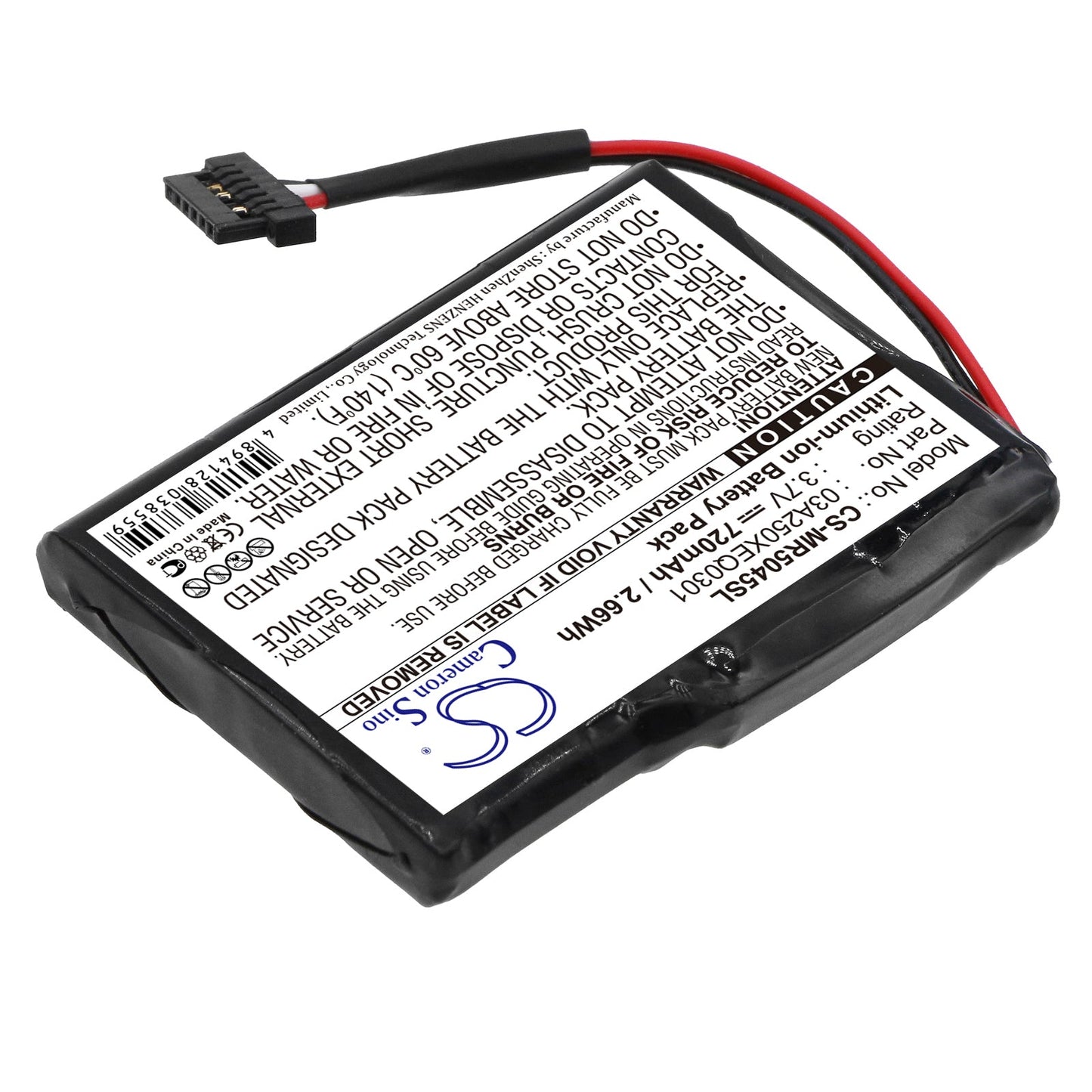 Replacement Battery for Magellan  RoadMate 5045 – GPS, Navigator – 720mAh / 3.7V