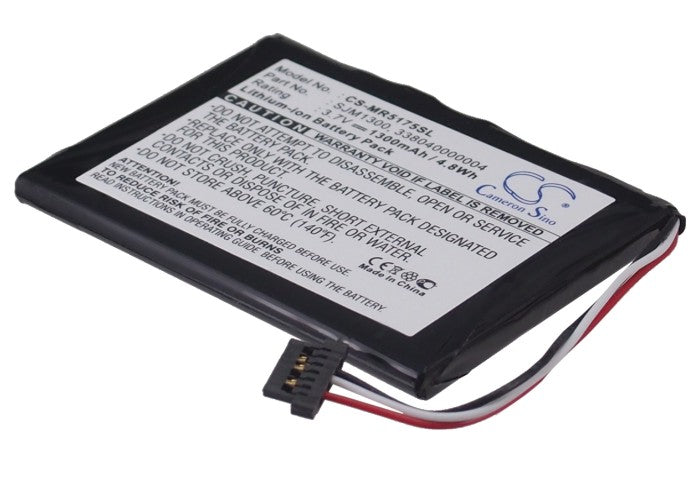 Replacement Battery for Magellan  RoadMate 5175-LM – GPS, Navigator – 1300mAh / 3.7V