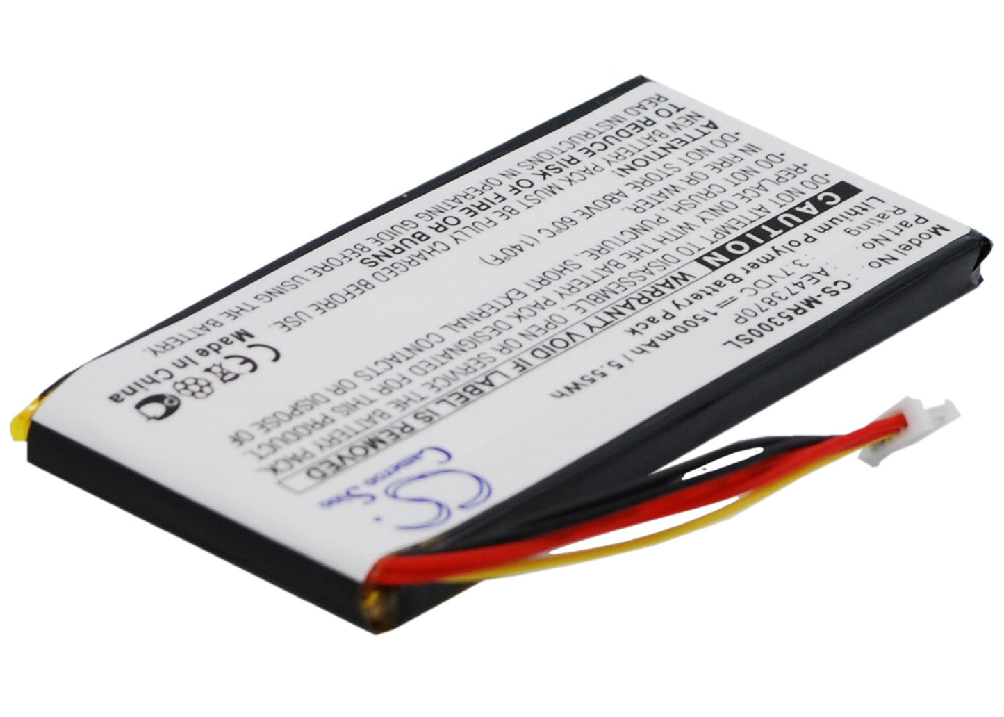 Replacement Battery for Magellan  Maestro 5300 – GPS, Navigator – 1500mAh / 5.55Wh / 3.7V