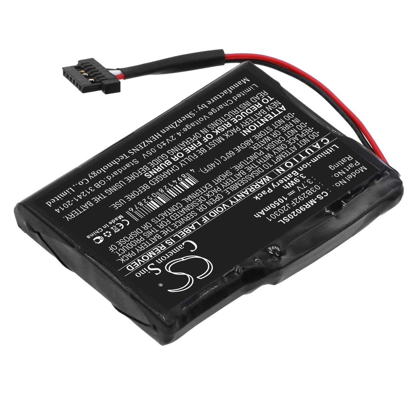 Replacement Battery for Magellan  RoadMate 9020 – GPS, Navigator – 1050mAh / 3.7V