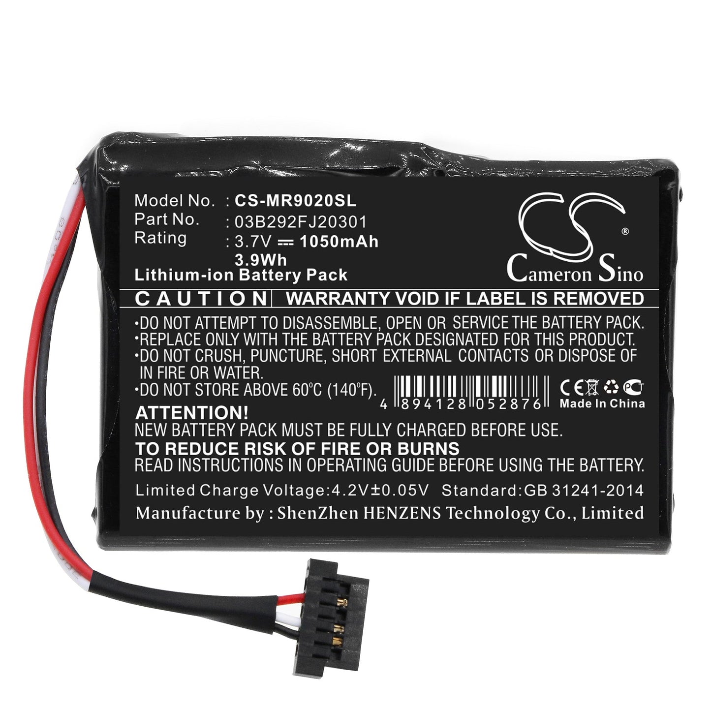Replacement Battery for Magellan  RoadMate 9020 – GPS, Navigator – 1050mAh / 3.7V
