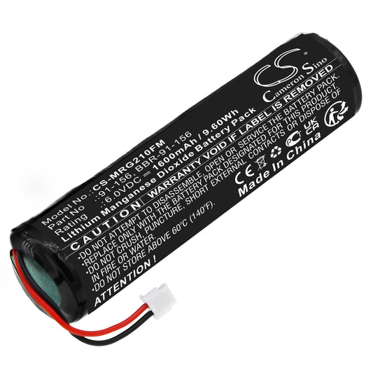 Replacement Battery for McMurdo  FastFind – Marine Safety & Flotation Devices – 1600mAh / 9.6Wh / 6.0V